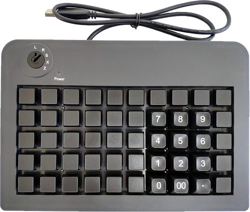 Программируемая POS клавиатура АТОЛ KB-50-U (черная) картинка от магазина Кассоптторг