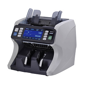 Счетчик банкнот с детектором подлинности MERTECH C-120 DOUBLE CIS MG touch screen картинка от магазина Кассоптторг