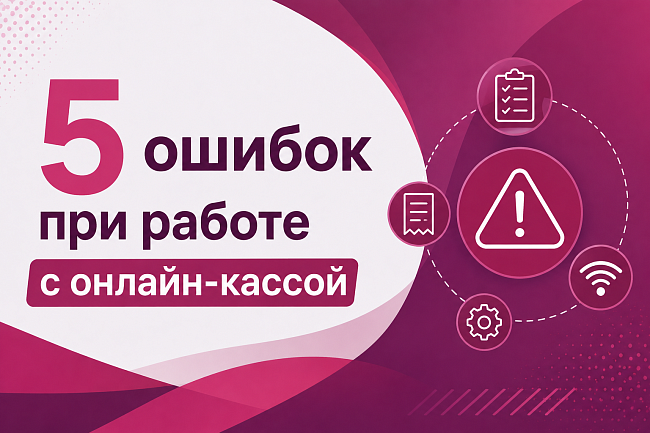 Топ-5 ошибок при использовании кассового аппарата